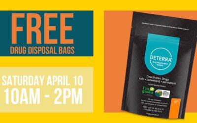 Free Drug Disposal Pouch – curbside pickup